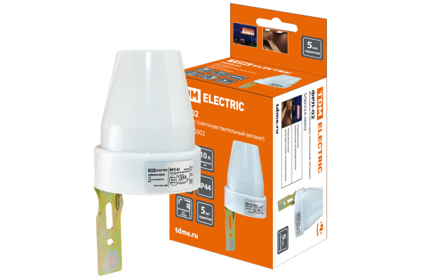 TDM Фотореле ФРЛ-02 5-50лк 10 SQ0324-0002