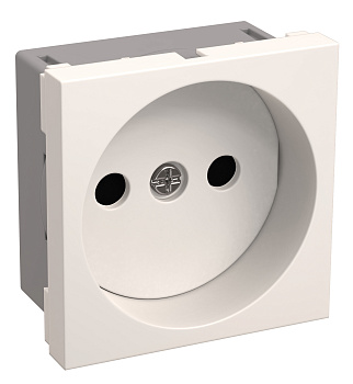 IEK PRIMER РКС-20-20-П-К Розетка без з/к 2к (на 2 модуля) ПРАЙМЕР белая
