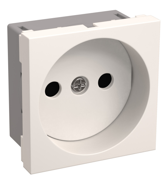 IEK PRIMER РКС-20-20-П-К Розетка без з/к 2к (на 2 модуля) ПРАЙМЕР белая