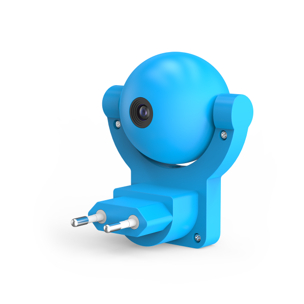 Купить Gauss Светильник розеточный ,5W 220-240V синий с фиксированной проекцией и датчиком освещённости LED DIY0033