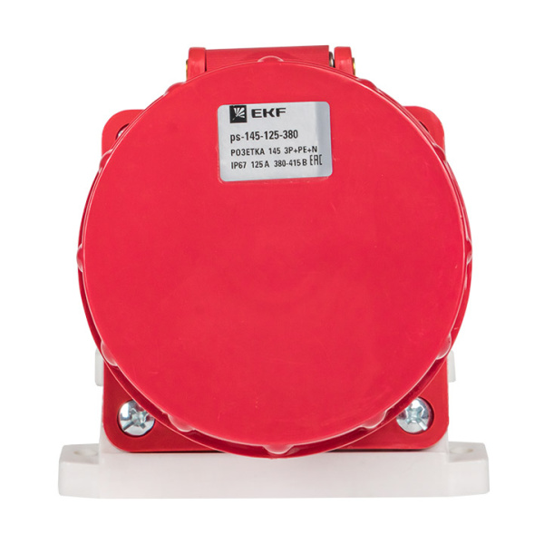 Купить EKF PROxima Розетка стационарная наружная 145 3Р+РЕ+N 125А 380В IP67