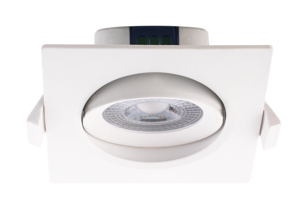 Jazzway Даунлайт PSP-S 9044 7W 4000K 38° квадр/поворот White IP40 .5004542