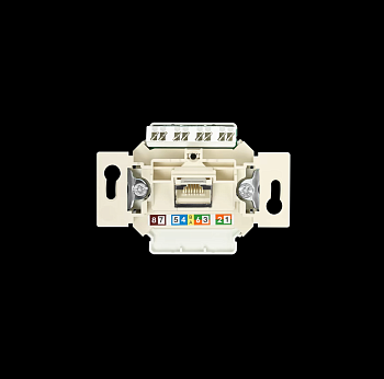 JUNG EcoProfi Розетка компьютерная 1-ая, кат.6, UAE, неэкран EPUAE8UPOK6US