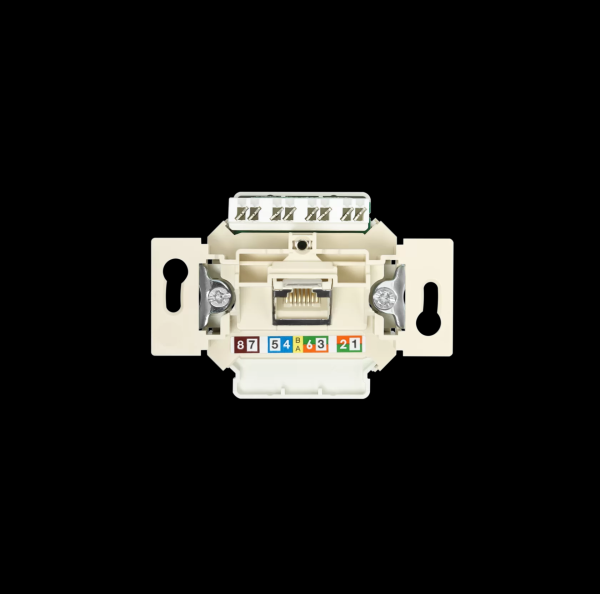 JUNG EcoProfi Розетка компьютерная 1-ая, кат.6, UAE, неэкран EPUAE8UPOK6US