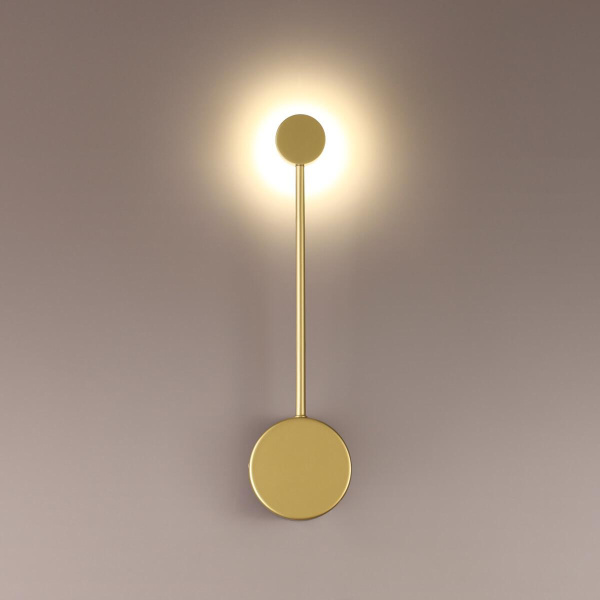 Купить Odeon Light 3900/5WG ODL20 129 золотистый/металл Настенный светильник LED 4000K 5W 220V SATELLITE