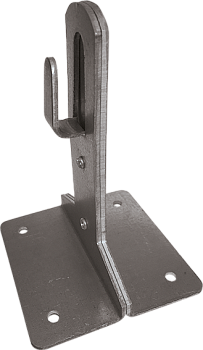 EZETEK Держатель проводника круглого 6-10 мм, высота 65 мм, оцинк. 91108