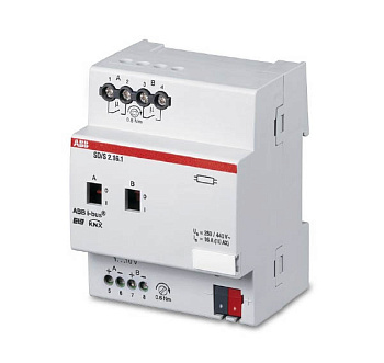 ABB KNX SD/S 2.16.1 Светорегулятор 2-х канальный для ЭПРА 1-10B, 10A, DIN-рейка 2CDG110079R0011