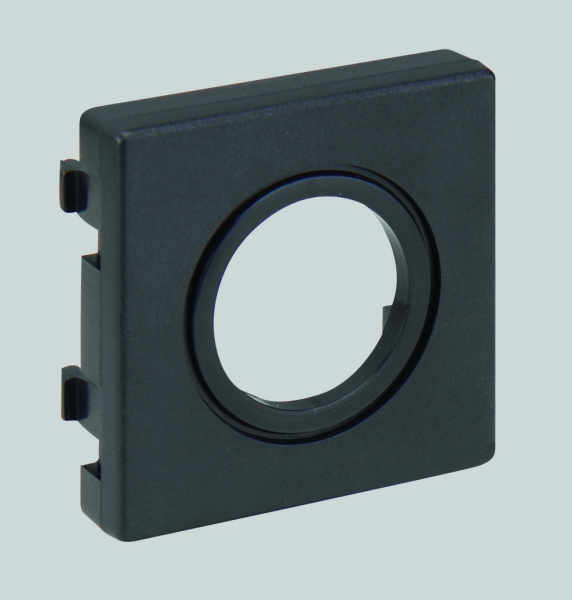 Simon Connect Графит Плата для ввода трубы 16мм , 45х45мм K19-14