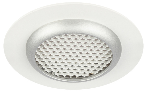 Встраиваемый светильник алюминиевый ЭРА KL109 WH/SL MR16 GU5.3 белый/серебро матовый