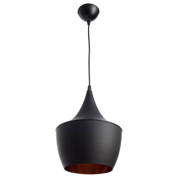Arte Lamp Cappello Черный/Золото Светильник подвесной 40W E27 A3407SP-1BK