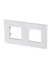 ABB NIE Zenit Бел Рамка 2-я 2+2 мод 2CLA227200N1101