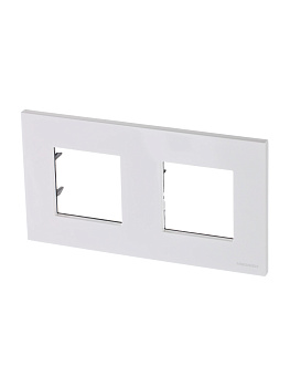 ABB NIE Zenit Бел Рамка 2-я 2+2 мод 2CLA227200N1101