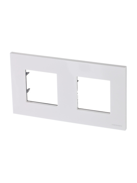 ABB NIE Zenit Бел Рамка 2-я 2+2 мод 2CLA227200N1101