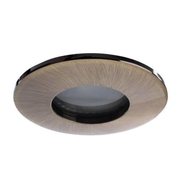 Купить Arte Lamp Aqua Бронза/Белый Светильник точечный встаиваемый 1x50W 1xGU10 A5440PL-1AB