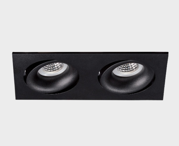 ITALLINE DE-202 black светильник встраиваемый