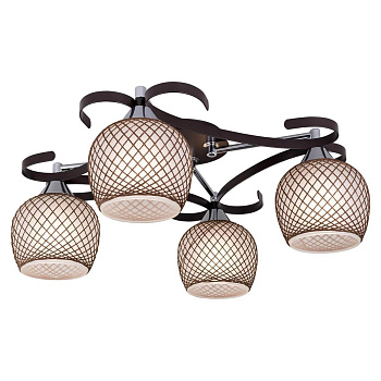 Citilux CL171142 Сюзи Венге+Хром Светильник  Люстра