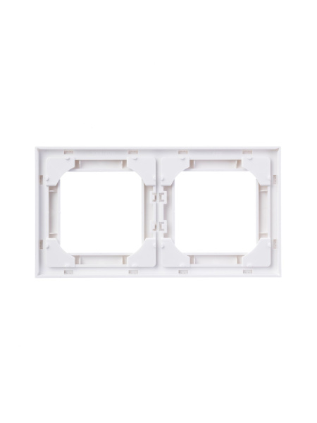 Купить ABB EPJ Levit белый / белый Рамка 2 поста 2CHH015020A6003