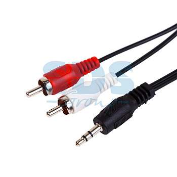 Шнур 3.5мм стерео штекер - 2 RCA 1.2М СМАРТКИП Rexant 17-4202-8