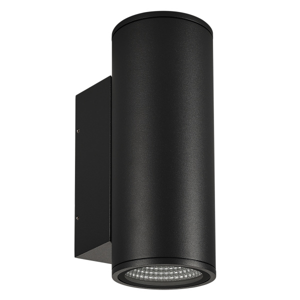 Arlight Светильник LGD-FORMA-WALL-TWIN-R90-2x12W Warm3000 (BK, 44 deg, 230V) (IP54 Металл, 3 года) 037253