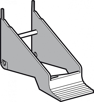 SE Скоба-держатель пластиковая RSZR215