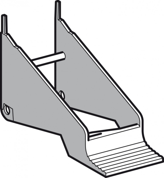 SE Скоба-держатель пластиковая RSZR215