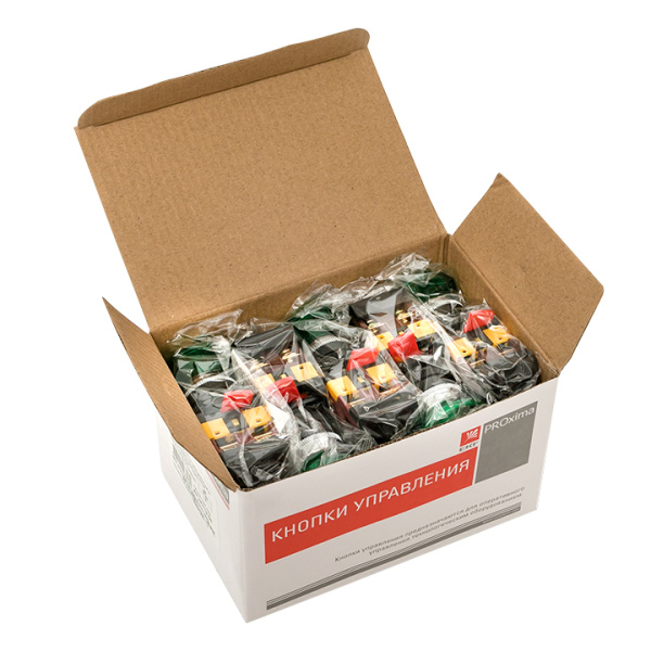 Купить EKF PROxima Кнопка AELA-22 зеленая с подсветкой NO+NC 220В Грибок