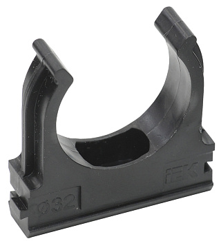 IEK ELASTA Держатель с защёлкой CF32 черный (5 шт/комп)