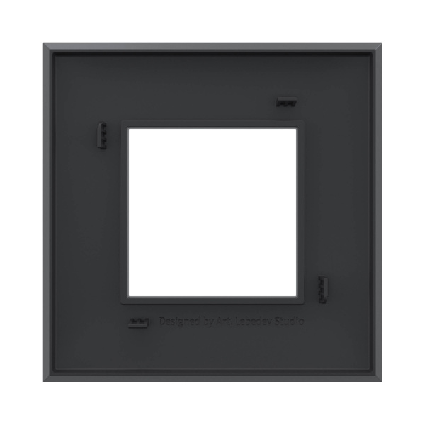 Купить DKC Рамка "Avanti", "Черный матовый", 1 пост (2 мод.)