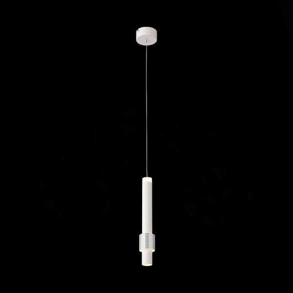 Купить ST Luce SL1591.503.01 Светильник подвесной Белый, Алюминиевый/Белый LED 1*6W