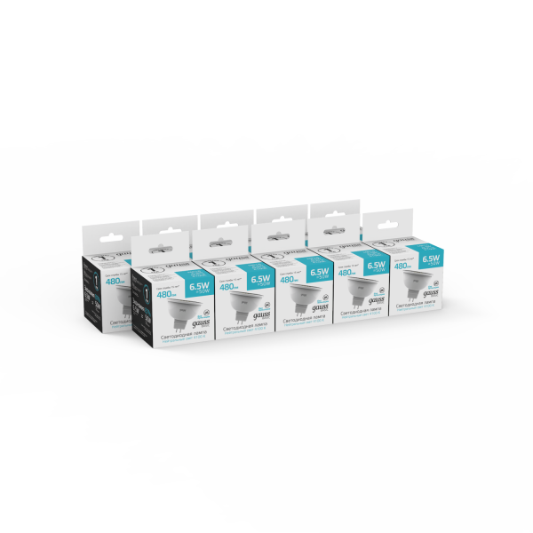 Купить Gauss Лампа Basic MR16 6,5W 480lm 4100K GU5.3 LED 1013527