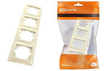 TDM Рамка 4-х постовая вертикальная сл. кость "Лама" SQ1815-0135