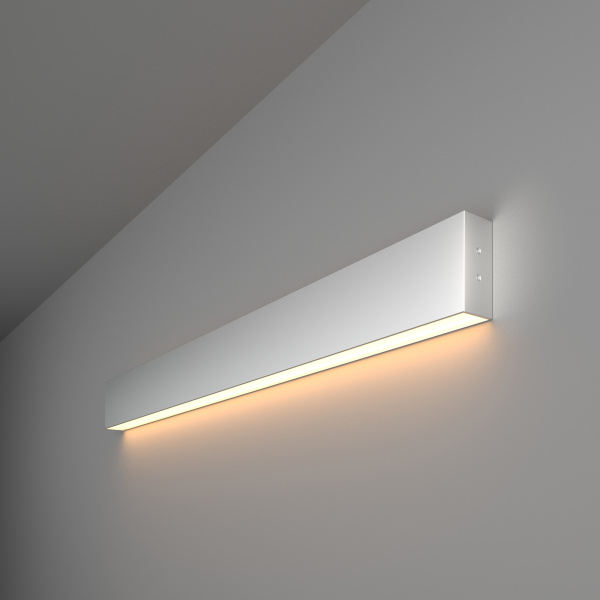 Elektrostandard 101-100-30-78 / Линейный светодиодный накладной односторонний светильник 78см 15W 3000K матовое серебро a041489