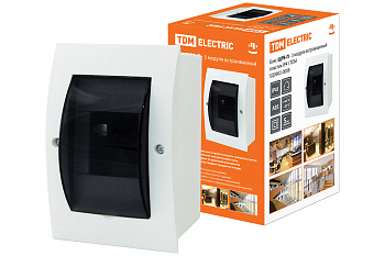 TDM Бокс ЩРВ-П-3 модуля встраиваемый пластик IP41 SQ0902-0008