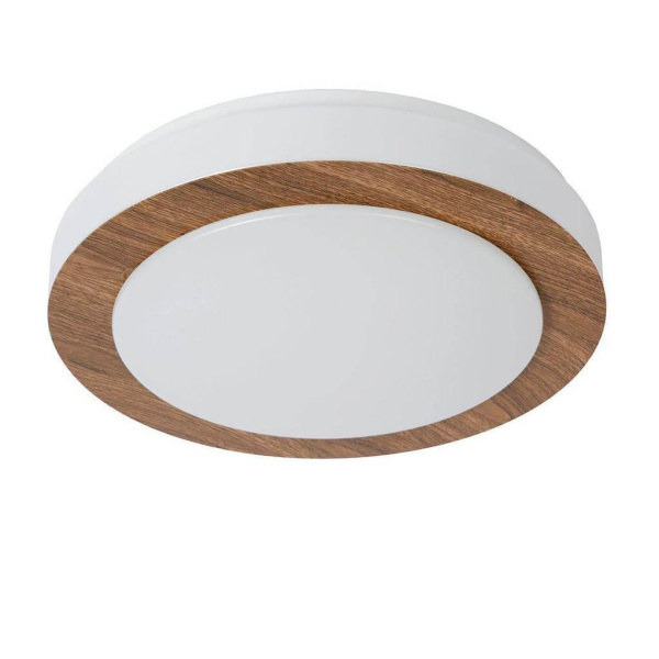 LUCIDE Светильник потолочный DIMY 79179/12/70, Металл/акрил (тёмное дерево), H8, D28, 6, Led 12W