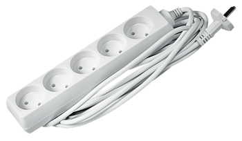 Jazzway Удлинитель EX- 05-500 (5 роз., 5,0 м.) .5004481