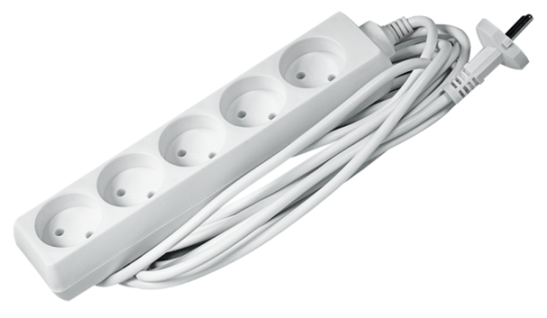 Jazzway Удлинитель EX- 05-500 (5 роз., 5,0 м.) .5004481