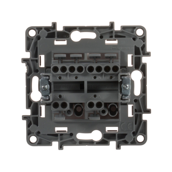 Купить Legrand Etika Слоновая кость Переключатель 2-клавишный, 10А, Автоматические клеммы 672312