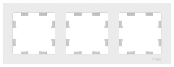 Купить Systeme Electric AtlasDesign Бел Рамка 3-ая, универсальная