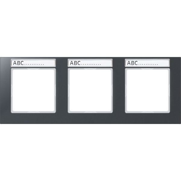 JUNG Рамка 3-кратная, матовый антрацит AC5830BFNAANM