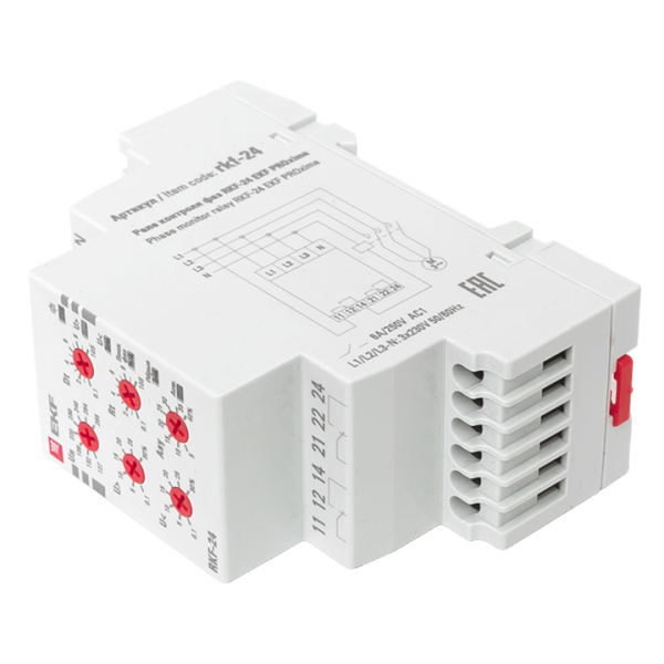 Купить EKF Реле контроля фаз RKF-24