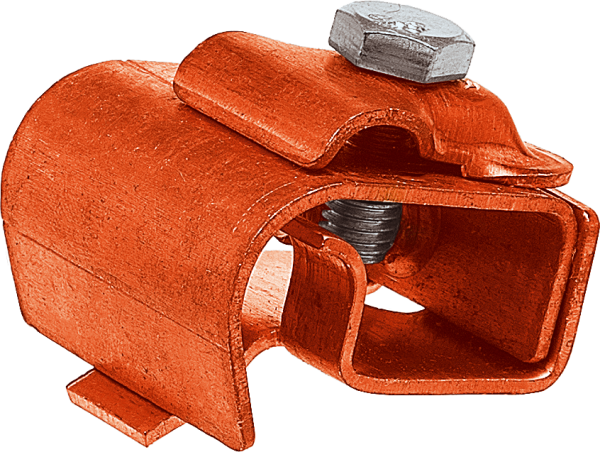 EZETEK Держатель проводника круглого 8-10 мм для желоба водостока, медь 91080