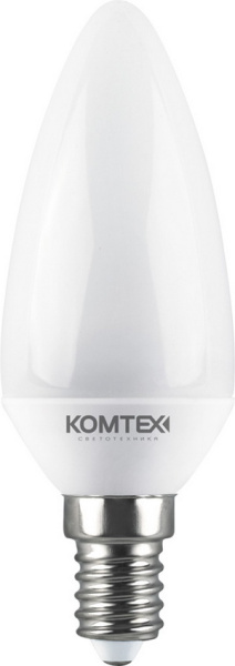 Comtech Лампа LED СТАНДАРТ свеча E14 5W 4000К 300D 15044809