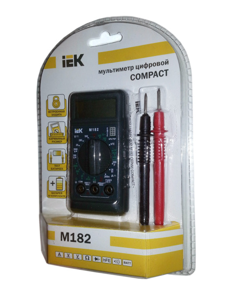 Купить IEK Мультиметр цифровой Compact M182