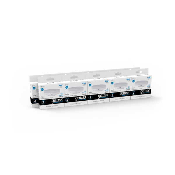 Купить Gauss Лампа Elementary GX53 9W 680lm 6500K LED 83839
