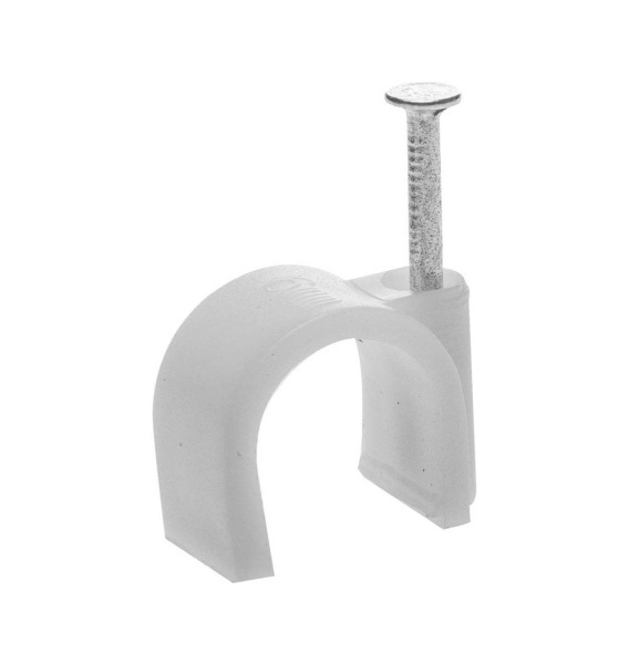 Tech-Krep Скоба для кабеля круглая А7 мм (50 шт) - пакет 103648