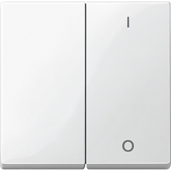 SE Merten SM Бел Две клавиши с пиктограммой «вкл» и «откл» MTN312719