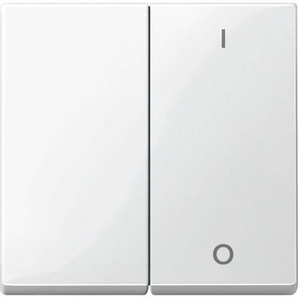 SE Merten SM Бел Две клавиши с пиктограммой «вкл» и «откл» MTN312719