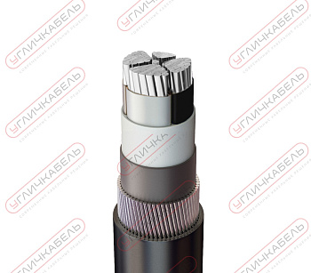 Кабель силовой АПвКШв 3х120 мс+1х70 мс(N)-1 Угличкабель PL128131203410703100