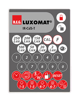 BEG Пульт управления для сумеречных выключателей IR-CdS-T 92368