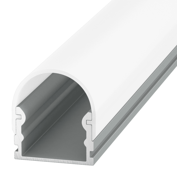 SWG Алюминиевый профиль накладной с полукруглым экраном ROUND SF-2121-RD